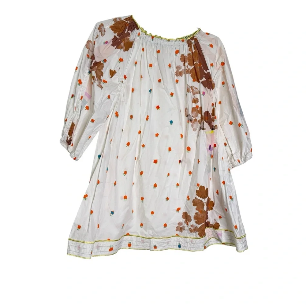 Rohka‎ Cotton Printed Mini Dress - Picture 4 of 11